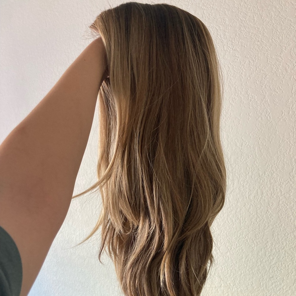 Irene human hair wig 25” Dolce Wavy #14/8 Large